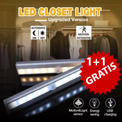Mozgásérzékelős LED lámpa - automatikus be/ki, vezeték nélkül | LUMICOM 1+1 INGYENES