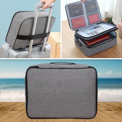 Vízálló, jelszóval védett táska, dokumentumok és értéktárgyak számára | DOCTURO