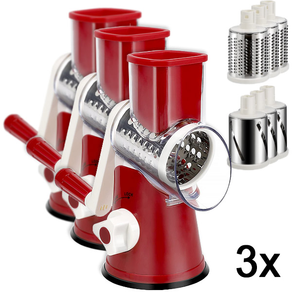 3x 3 az 1-ben zöldségvágó, szeletelő, aprító | CUTERO