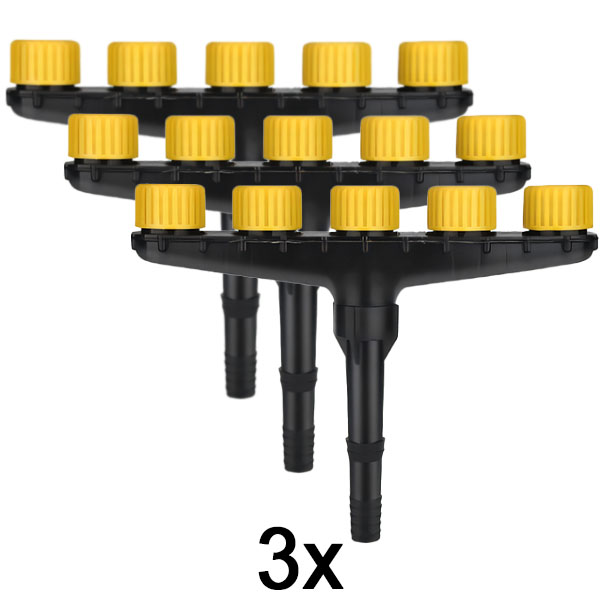 3x Többfejes locsolócső | SPRAYMASTER
