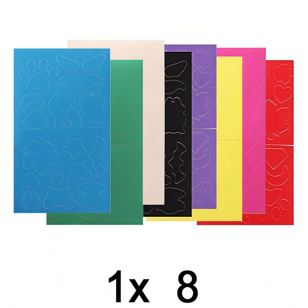 1x Ragadós javítótapaszok (8x színben) | ZAKRPKA