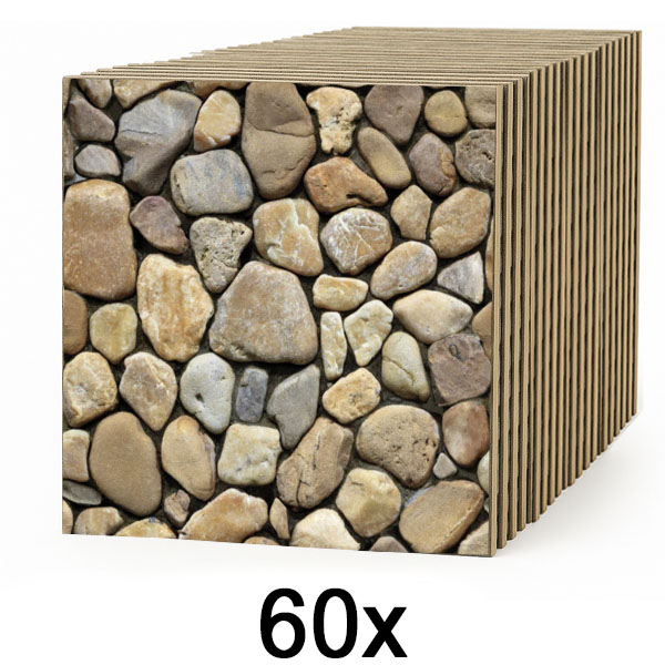 6x 3D kőutánzat tapéta (10 db) | STONEBLOCKS